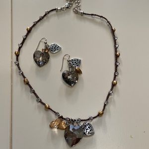 Brighton earrings and necklace set